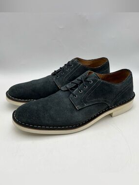 John Varvatos Star Derby Men’s Shoes Size 11.5 Petrol Blue Leather